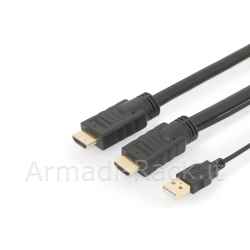Cavo Hdmi High Speed con Ethernet con Amplificatore Uhd 4K@60Hz Mt 20