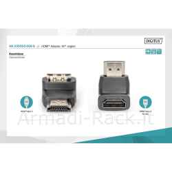 adattatore hdmi 90° femmina/femmina