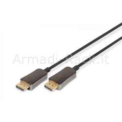 cavo in fibra ottica ibrido displayport™ aoc, uhd 8k, 10 m