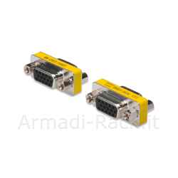 Mini adattatore 15 poli vga femmina/femmina digitus