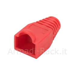 Digitus calotta di protezione connettore per spina rj45 rosso