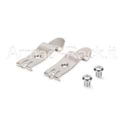 Kit montaggio DIN-Rail per pannelli patch con 2 viti M5, 2x guide DIN. Per installazione in box di distribuzione. Norme: ISO/IEC 11801 3rd...