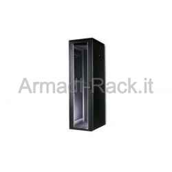 Armadio 22 Unita' Linea Professionale (A)1200 x (L)600 x (P)600 Mm. Colore nero Ral9005 (Dn-19 22U-6/6-Sw)