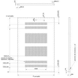 laterale/posteriore con fori di areazione 12u x 596