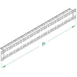 supporto superiore ed inferiore per montanti ML in armadi profondi 551 mm