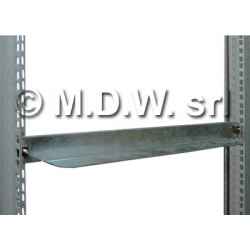 Coppia guide sostegno oggetti rack per montanti a distanza 483 mm