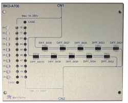 335ZA121 Custodia in alluminio doppio guscio a 'C' uniti da frontale e posteriore 1HE 213 mm 28TE a disegno SkyTech Cod. BKO-M700 Anodizzato...