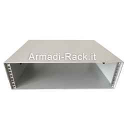 Contenitore standard rack alto 3U (140mm), largo 84TE/19 pollici (496mm), profondo 400 mm