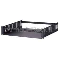 Adattatore rack 19" 2 unità regolabile