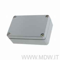 MBA 156030 (150x64x34 mm) custodia in alluminio a norma DIN EN 60529, IP66, colore grigio RAL 7001