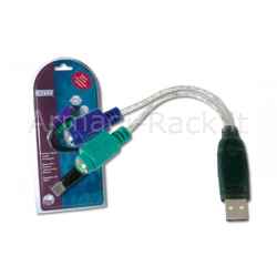 Adattatore Ps2/Usb per Connettere Mouse E Tastiera Ps/2 Alla Porta USB Tipo a