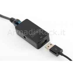 Estensore di linea usb 2.0 fino a 50 mt. tramite cavo rete cat 5e