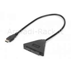 Cavo adattatore usb 3.1 tipo-c -per ssd/hdd 2,5 sata 3