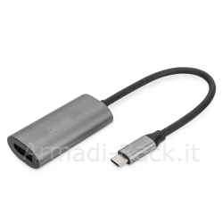 Digitus usb-c™ - adattatore grafico displayport, uhd 8k / 30 hz