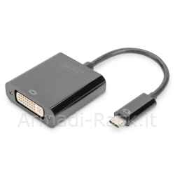 Digitus adattatore grafico da usb type-c a dvi