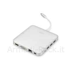 docking station multiporta con connettore tipo "c"