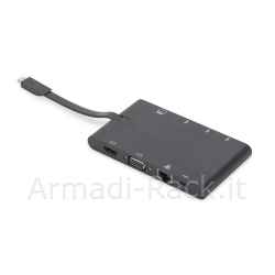 Docking Station 9 Porte con Connettore USB Tipo C