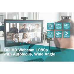 webcam full hd 1080p con autofocus e grandangolo