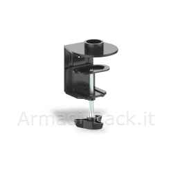 Supporto Universale per 4 Monitor con Installazione Tramite Supporto/Morsetto