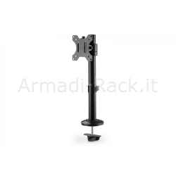 Supporto a colonna per monitor singolo 17-32", 8 kg (max), nero