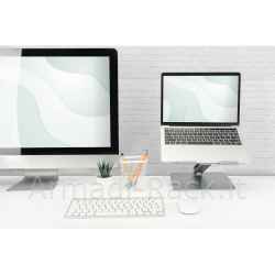 Supporto regolabile da notebook/tablet con 6 porte usb-cÖ-hdmi-rete-usb