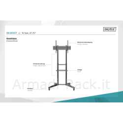 Digitus carrello di presentazione per tv