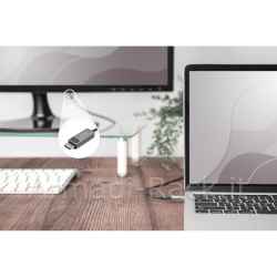 Cavo adattatore bidirezionale da usb tipo c a displayport mt 1