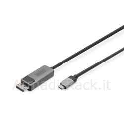 Cavo adattatore bidirezionale da usb tipo c a displayport