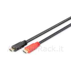 Digitus hdmi high speed con cavo di collegamento ethernet con amplificatore mt 10