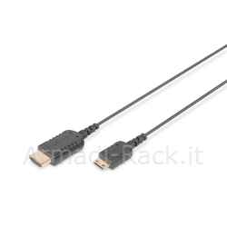 cavo di collegamento hdmi high speed, tipo c- a, altamente flessibile mt 2