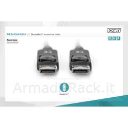 cavo displayport 1.2 maschio/maschio mt 2 colore nero