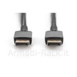 Digitus cavo di collegamento displayport 8k versione 1.4 mt 2