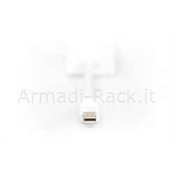 Cavo adattatore mini 0,15 mt. colore bianco