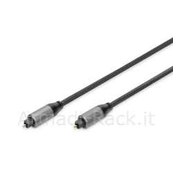 Digitus cavo di collegamento toslink, da toslink a toskink, 1 m