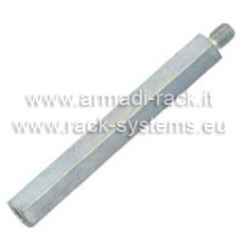 Perno distanziatore filetto M6 maschio - M6 femmina lunghezza distanziale 50 mm