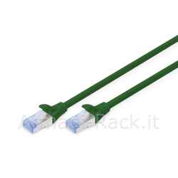 cavo rete cat 5e schermato sf/utp colore verde mt 1