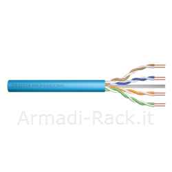 Cavo rete categoria 6 u/utp non schermato matassa mt 500 classe cpr: eca awg23 halogenfree