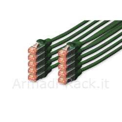 confezione 10 cavi cat 6 schermati s/ftp varie lunghezze e colori