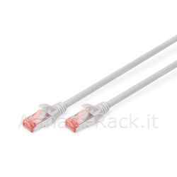 Cavo rete s-ftp cat.6 doppia schermatura ls0h colore grigio mt. 4