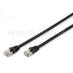 Cavo rete s-ftp cat.6 doppia schermatura colore nero mt. 10 da esterno
