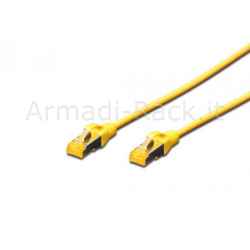 Cavo rete s-ftp cat.6a doppia schermatura lsoh colore giallo mt. 15