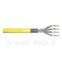 cavo rete cat 7a s/ftp solido da installazione duplex matassa mt 500 classe cpr: dca