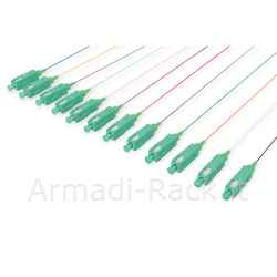 Set 12 cavi pigtail fibra ottica colorati connettori sc apc simplex 2 mt os2