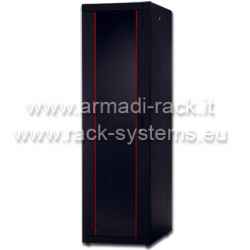 Armadio per reti lan e networking 42 unità linea Dynamic, misure in mm (A)2010 X (L)600 X (P)600, colore nero RAL9005