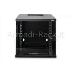 Armadio a muro 10" 6u 312x300 colore nero digitus