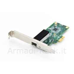 Scheda Pci-Express Gigabit per Moduli Sfp Fibra Ottica