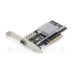 scheda rete pci-express porta singola sfp 10g