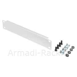 Pannello cieco 1 unita' per armadi rack 10" grigio digitus