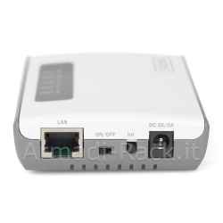 server multifunzione rete wireless usb 2.0 a 2 porte, 300 mbps