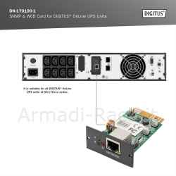Digitus scheda snmp & web per impianti ups digitus online